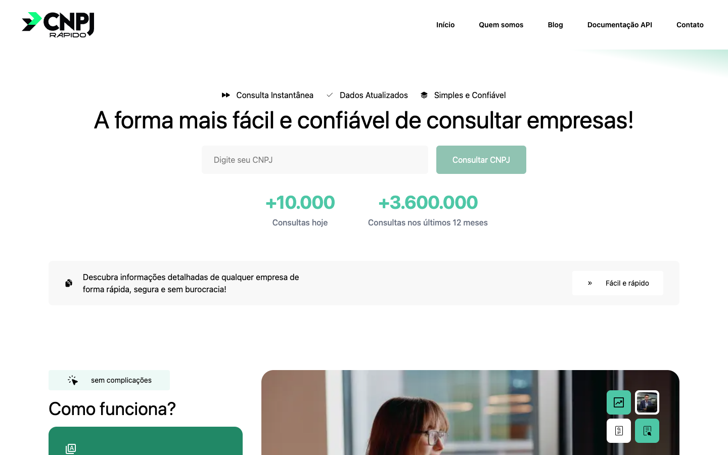 CNPJ Rápido — screenshot