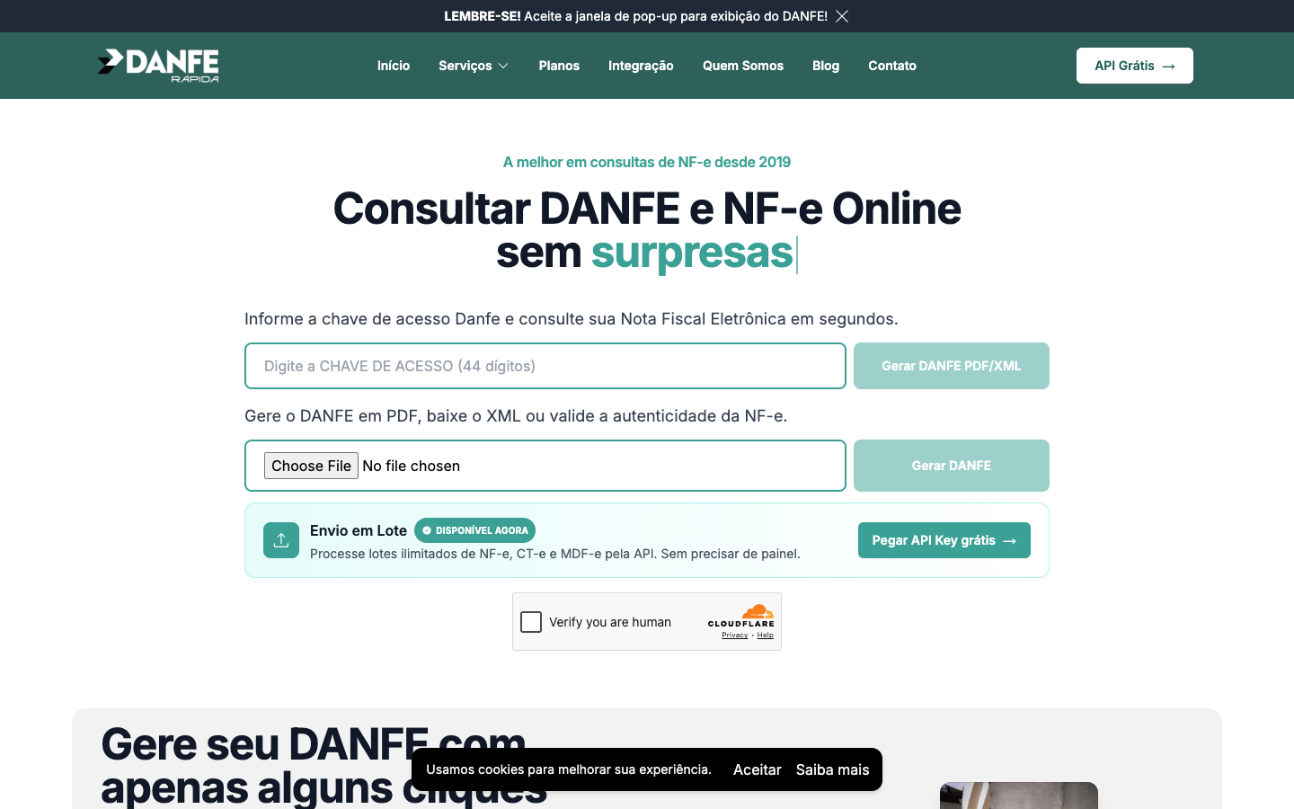 Danfe Rápida — screenshot